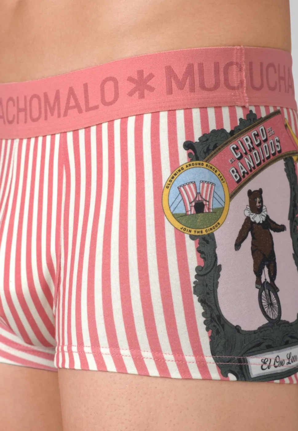 Heren 3-pack Trunks Circus Animals