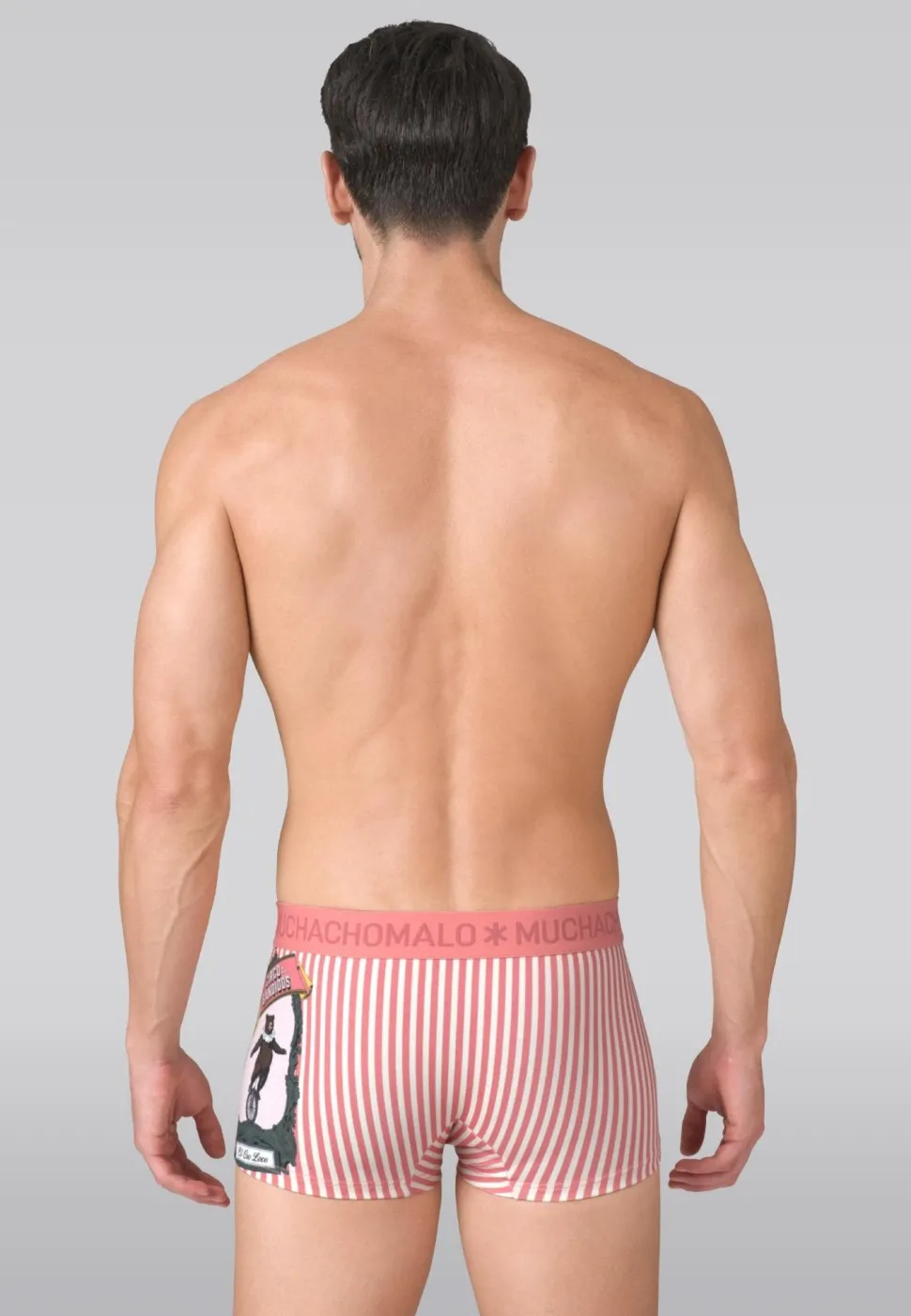 Heren 3-pack Trunks Circus Animals