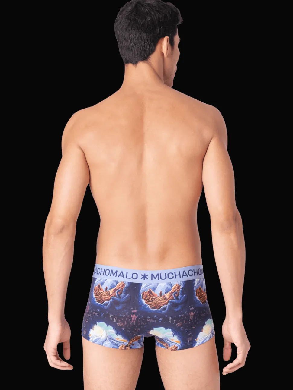 Heren 3-pack Trunks Deep Sea Mountaintops