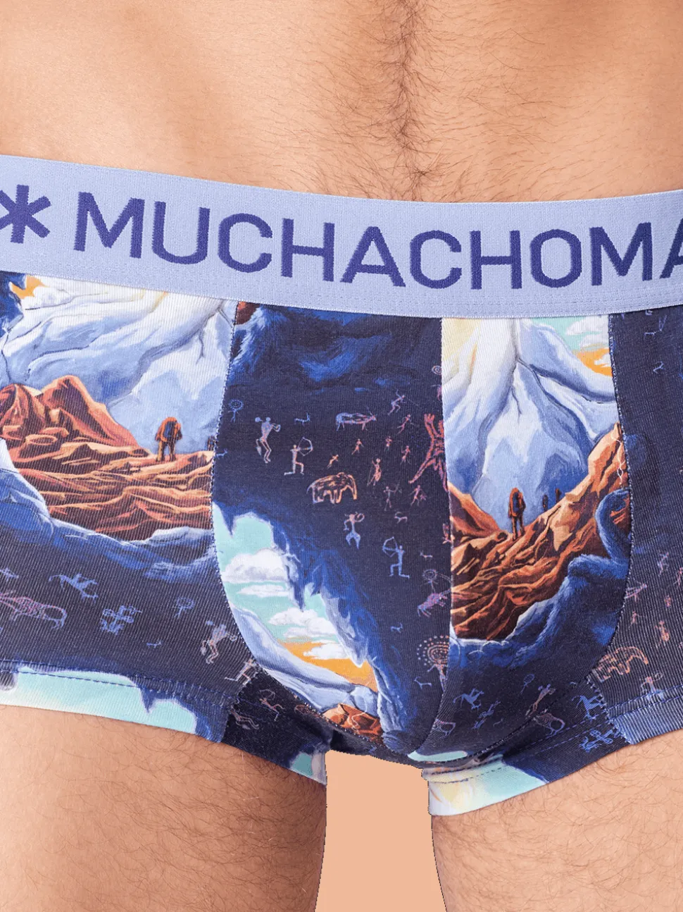 Heren 3-pack Trunks Deep Sea Mountaintops