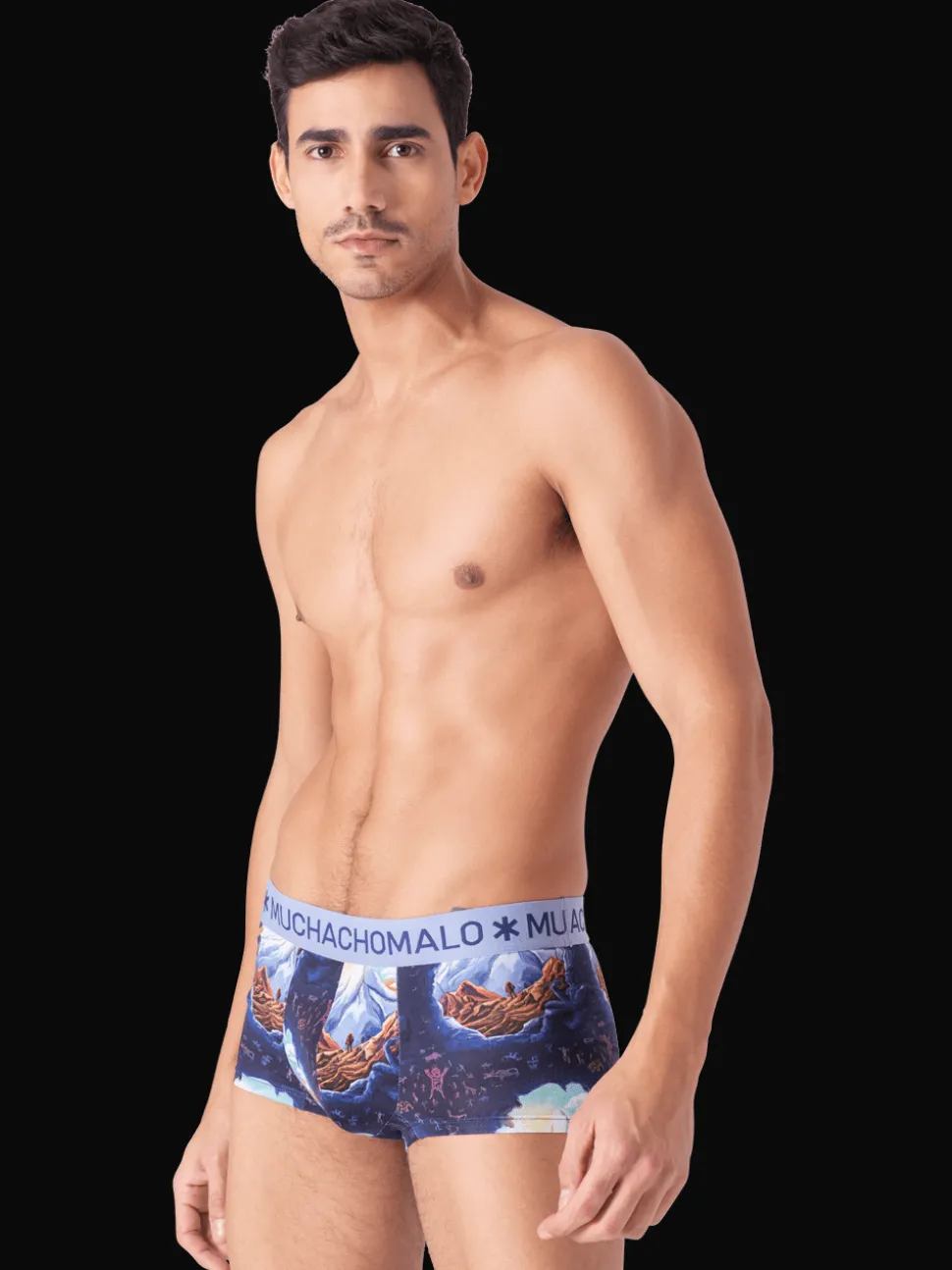 Heren 2-pack Trunks Deep Sea Mountaintops