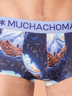 Heren 2-pack Trunks Deep Sea Mountaintops