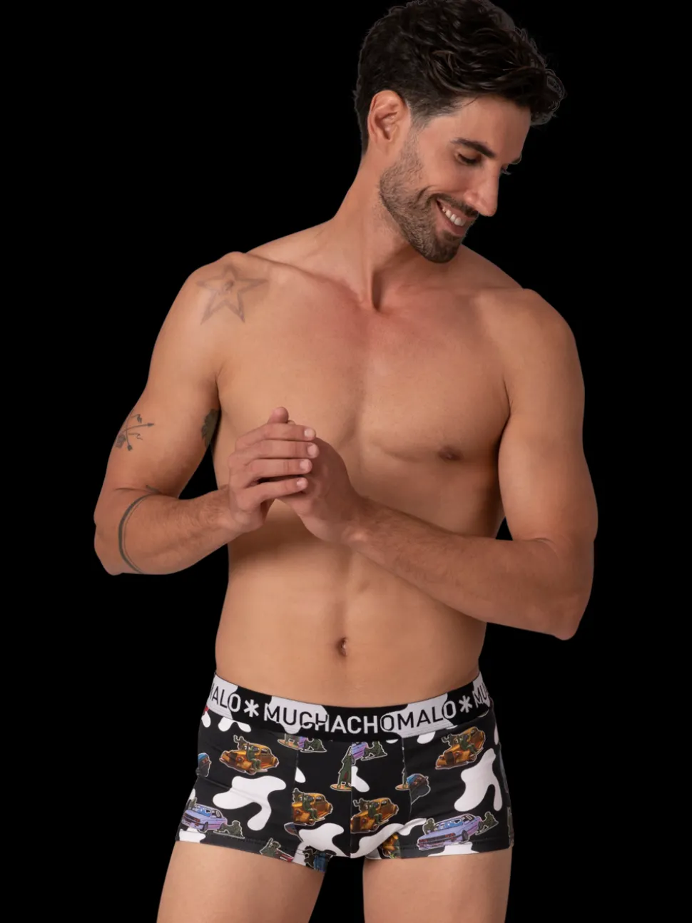Heren 3-pack Trunks Figures