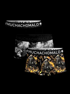 Heren 3-pack Trunks Fire Elements