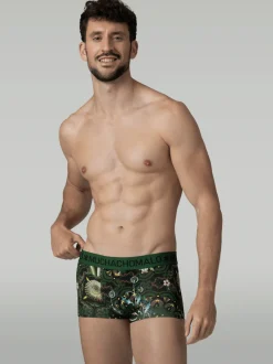 Heren 2-pack Trunks Geometric