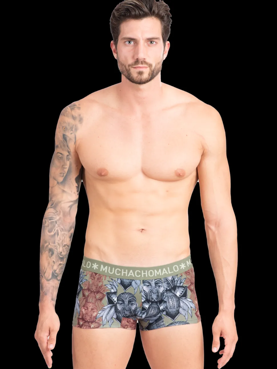 Heren 3-pack Trunks King Maori