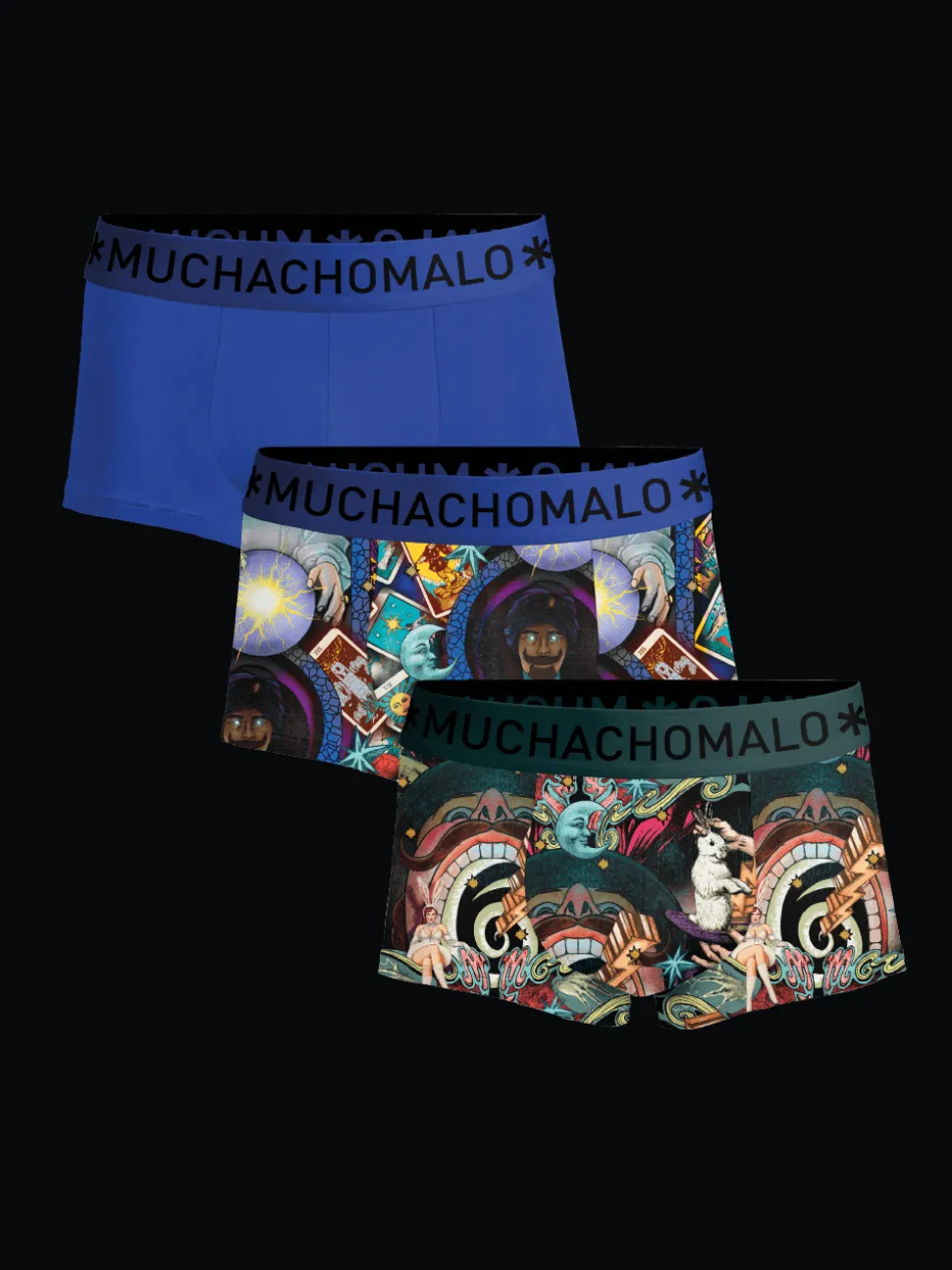 Heren 3-pack Trunks Magic
