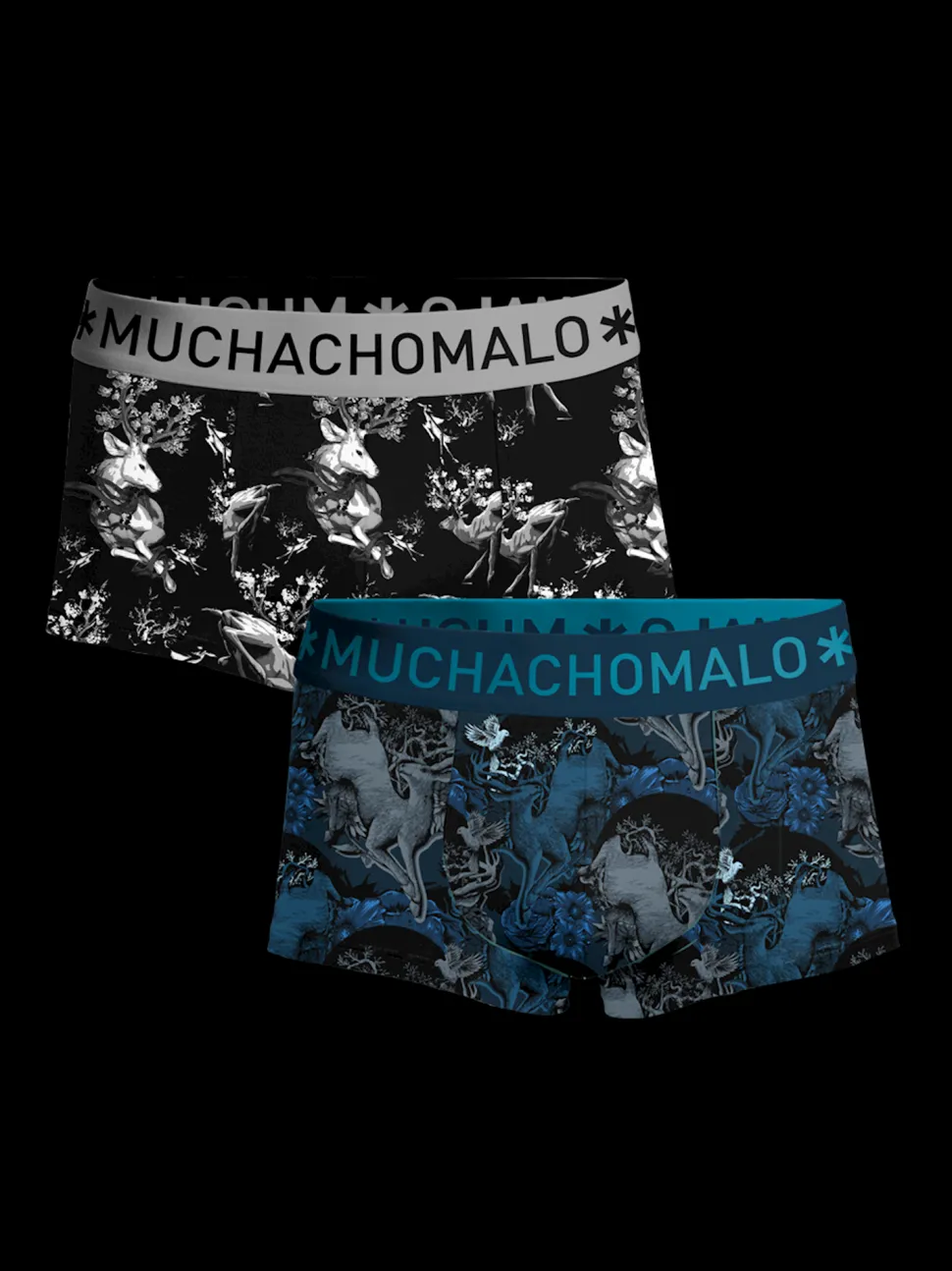Heren 2-pack Trunks Man Deer