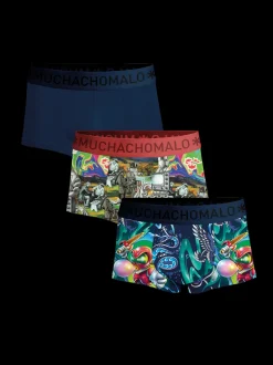 Heren 3-pack Trunks New School