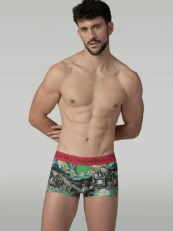 Heren 3-pack Trunks New School