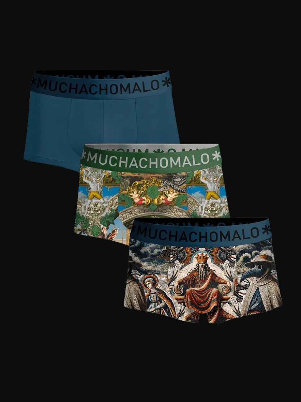 Heren 3-pack Trunks Premodern