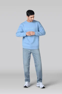 Heren Sweater Lichtblauw