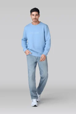 Heren Sweater Lichtblauw