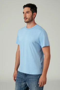 Heren T-Shirt Blauw