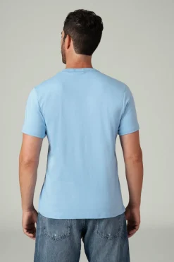 Heren T-Shirt Blauw