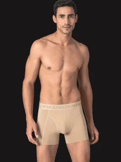 Heren Zwembroek Beige + Gratis Microfiber boxershort