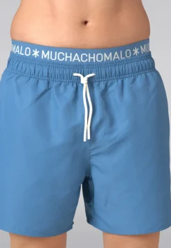 Heren zwembroek blauw