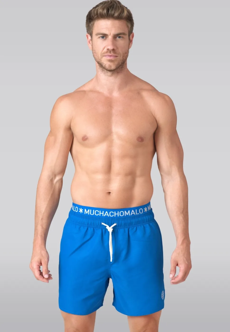Heren zwembroek blauw