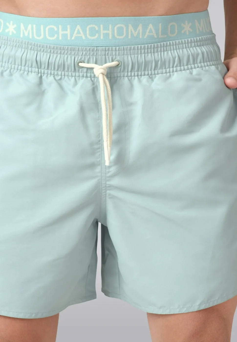 Heren zwembroek blauw