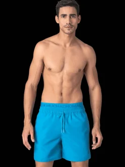 Heren Zwembroek Blauw + Gratis Microfiber boxershort