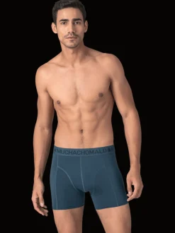 Heren Zwembroek Blauw + Gratis Microfiber boxershort