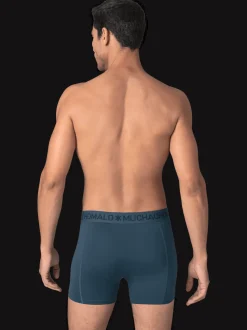 Heren Zwembroek Blauw + Gratis Microfiber boxershort