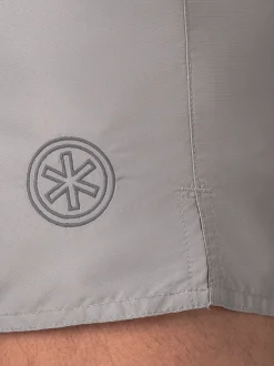 Heren Zwembroek Grijs + Gratis Microfiber boxershort