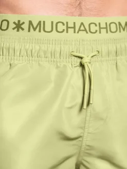 Heren Zwembroek Groen + Gratis Microfiber boxershort