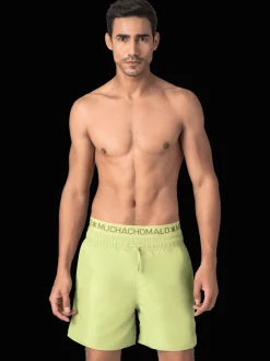 Heren Zwembroek Groen + Gratis Microfiber boxershort