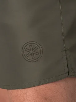 Heren Zwembroek Legergroen + Gratis Microfiber boxershort
