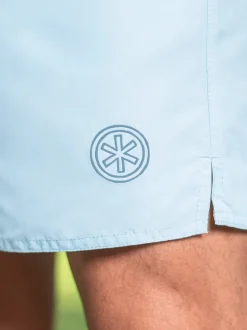 Heren Zwembroek Lichblauw + Gratis Microfiber boxershort