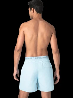 Heren Zwembroek Lichblauw + Gratis Microfiber boxershort