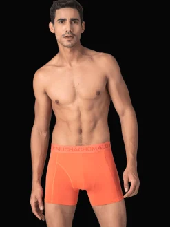 Heren Zwembroek Oranje + Gratis Microfiber boxershort