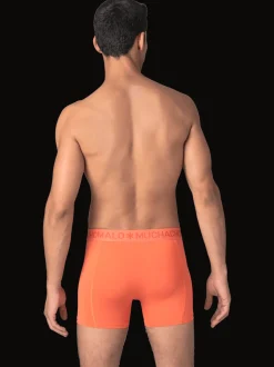 Heren Zwembroek Oranje + Gratis Microfiber boxershort