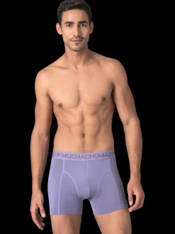 Heren Zwembroek Paars + Gratis Microfiber boxershort