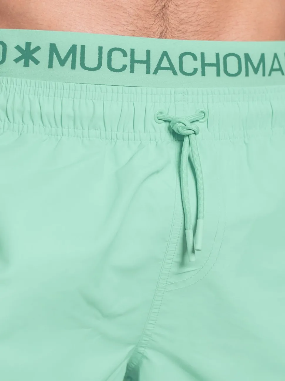 Heren Zwembroek Print Lichtgroen + Gratis Microfiber boxershort