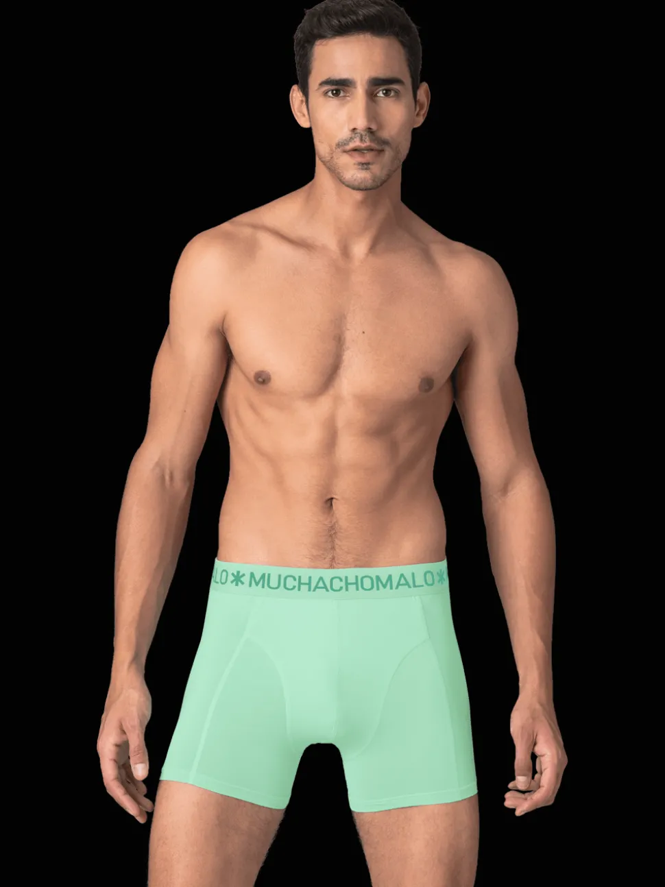 Heren Zwembroek Print Lichtgroen + Gratis Microfiber boxershort