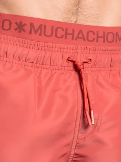 Heren Zwembroek Rood + Gratis Microfiber boxershort
