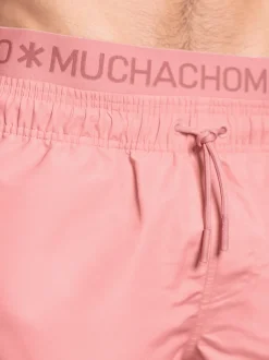 Heren Zwembroek Roze + Gratis Microfiber boxershort