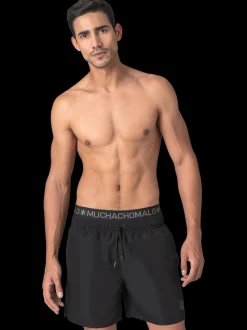 Heren Zwembroek Zwart + Gratis Microfiber boxershort