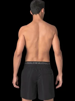 Heren Zwembroek Zwart + Gratis Microfiber boxershort