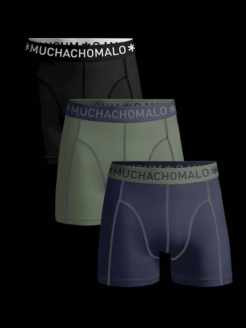Jongens 3-pack Boxershorts Effen