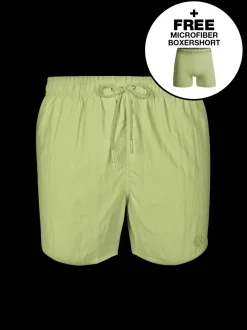 Jongens Zwembroek Groen + Gratis Microfiber boxershort