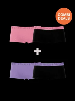 Meisjes 2+2-pack Boxershorts