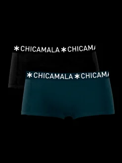 Meisjes 2-pack Boxershorts Effen