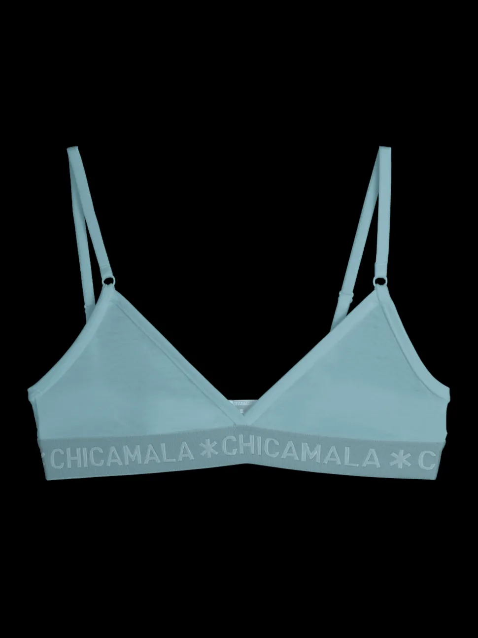 Meisjes 1-pack Triangle Top Effen Mermaid