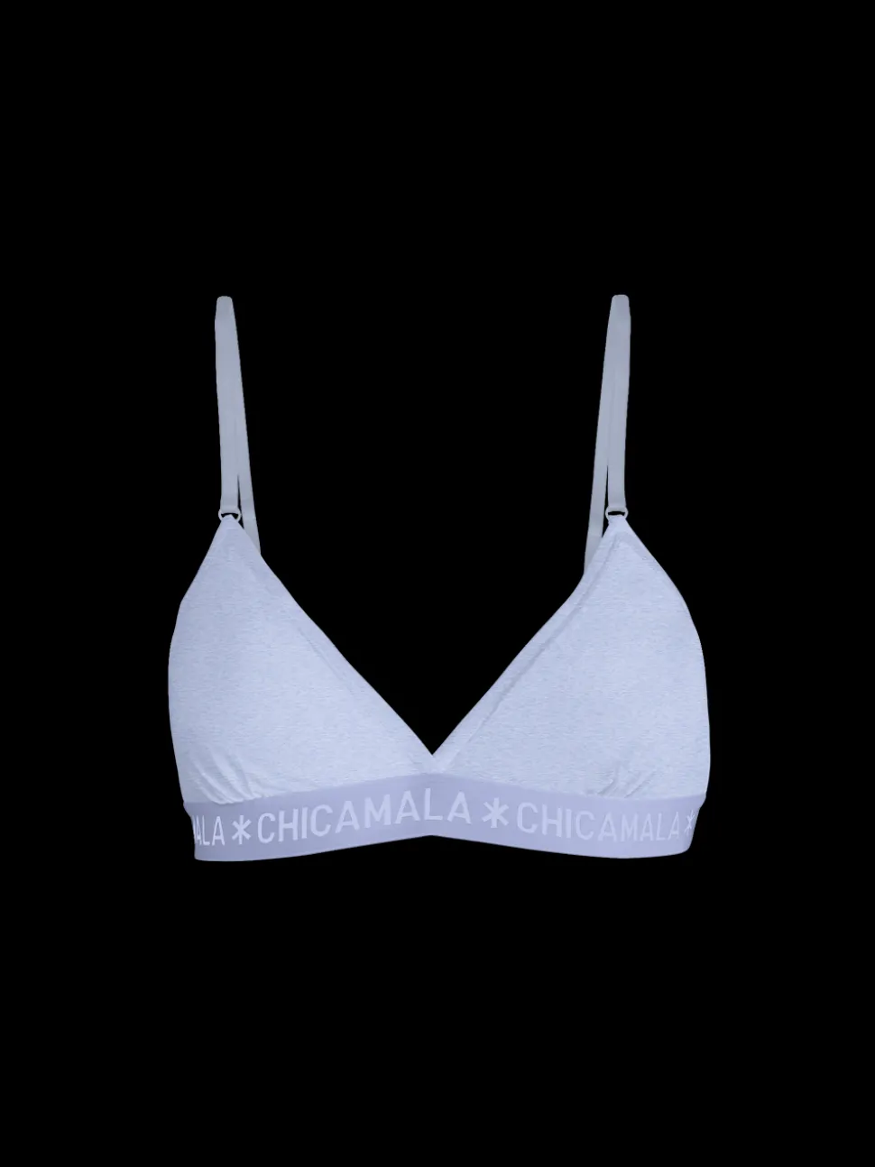 Meisjes 1-pack Triangle Top Effen