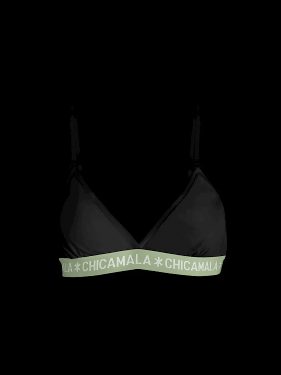 Meisjes 1-pack Triangle Top Effen