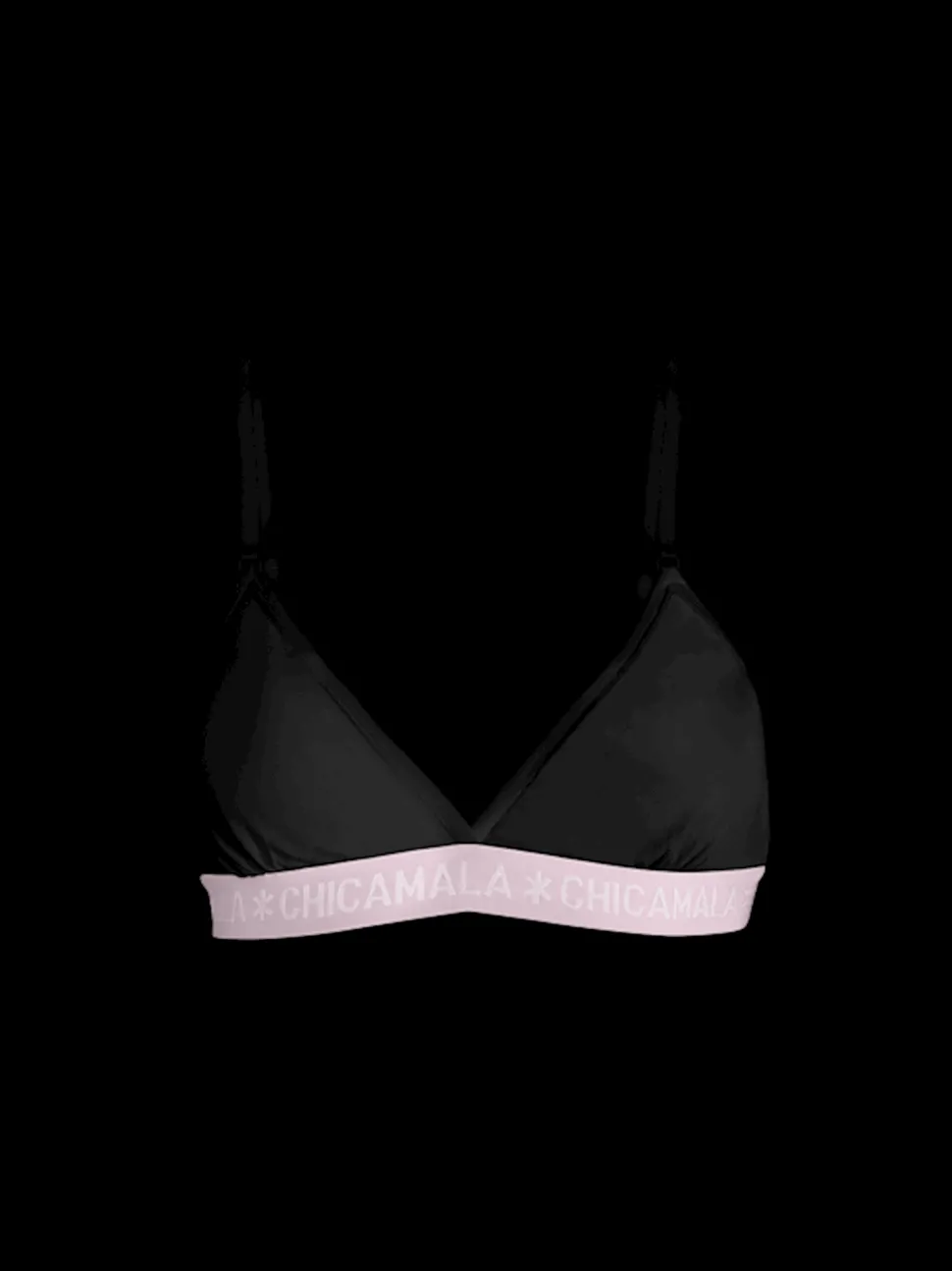 Meisjes 1-pack Triangle Top Effen