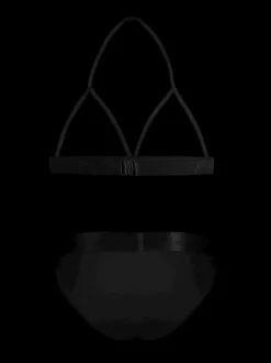 Meisjes Triangle Top bikini Effen